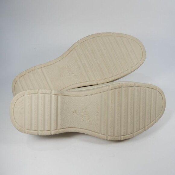 DANSKO Ravyn Peep Toe Platform Sandals Size 41 10.5 11 Ivory Leather NEW $140 - Picture 9 of 12